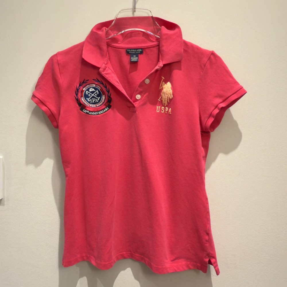 U.S. Polo Assn. Pink Polo Shirt 1890 #3